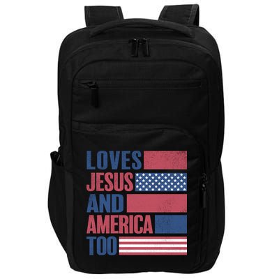 Love Jesus America Too Impact Tech Backpack