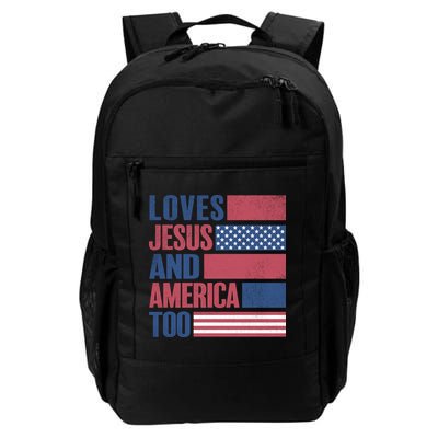 Love Jesus America Too Backpack