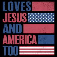 Love Jesus America Too Backpack