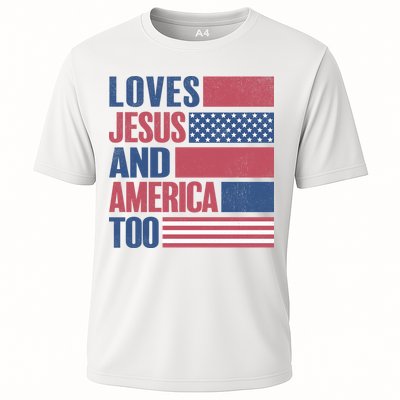 Love Jesus America Too Cooling Performance Crew T-Shirt