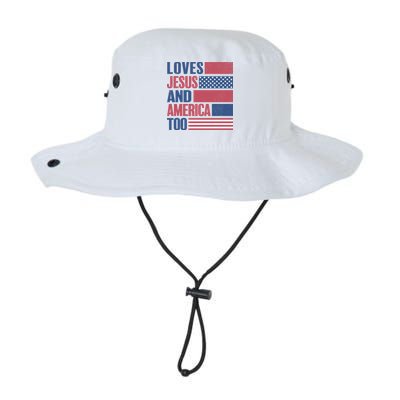 Love Jesus America Too Bucket Hat