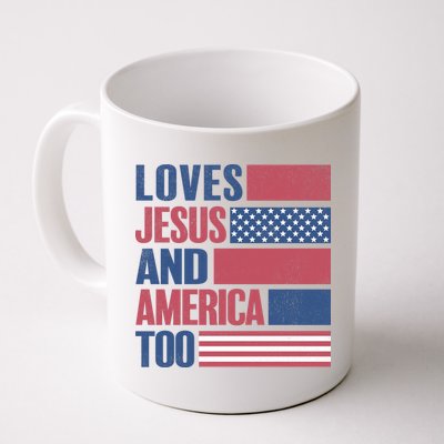 Love Jesus America Too Mug