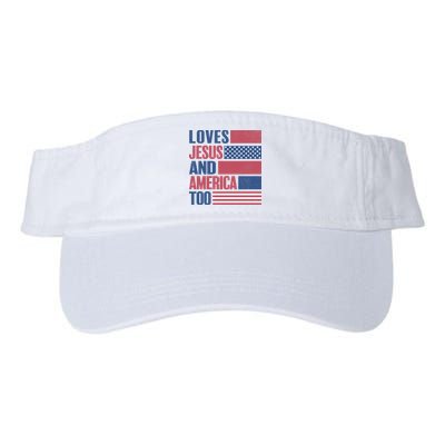 Love Jesus America Too Visor