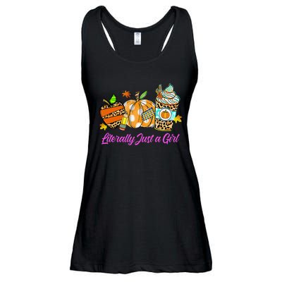 Literally Just A Girl Ladies Essential Flowy Tank