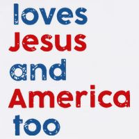 Loves Jesus and America Too Bucket Hat
