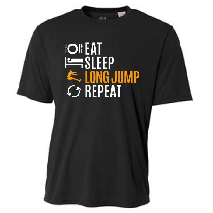 Long Jump Athletics Cooling Performance Crew T-Shirt