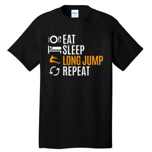 Long Jump Athletics Tall T-Shirt