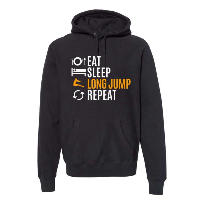 Long Jump Athletics Premium Hoodie