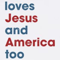 Loves Jesus And America Too Christian Patriot Mug