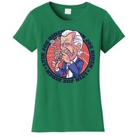 Lyin Joe Biden Smoking Joint Funny Women's T-Shirt