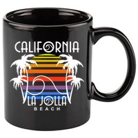 La Jolla Beach California 11oz C Handle Ceramic Mug