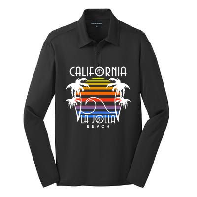 La Jolla Beach California Silk Touch Performance Long Sleeve Polo