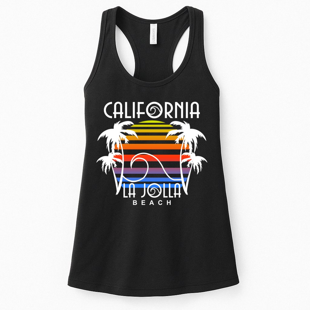 La Jolla Beach California Womens Tank Top