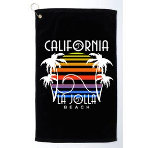 La Jolla Beach California Platinum Collection Golf Towel