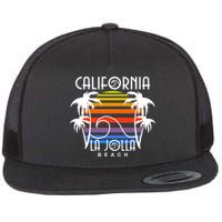 La Jolla Beach California Flat Bill Trucker Hat