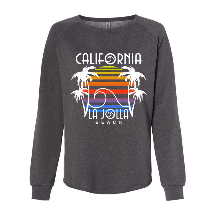 La Jolla Beach California Womens California Wash Sweatshirt