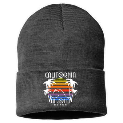 La Jolla Beach California Sustainable Knit Beanie