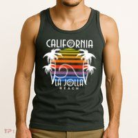 La Jolla Beach California Tank Top