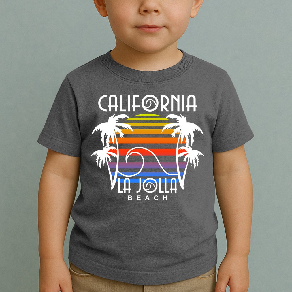 La Jolla Beach California Toddler T-Shirt