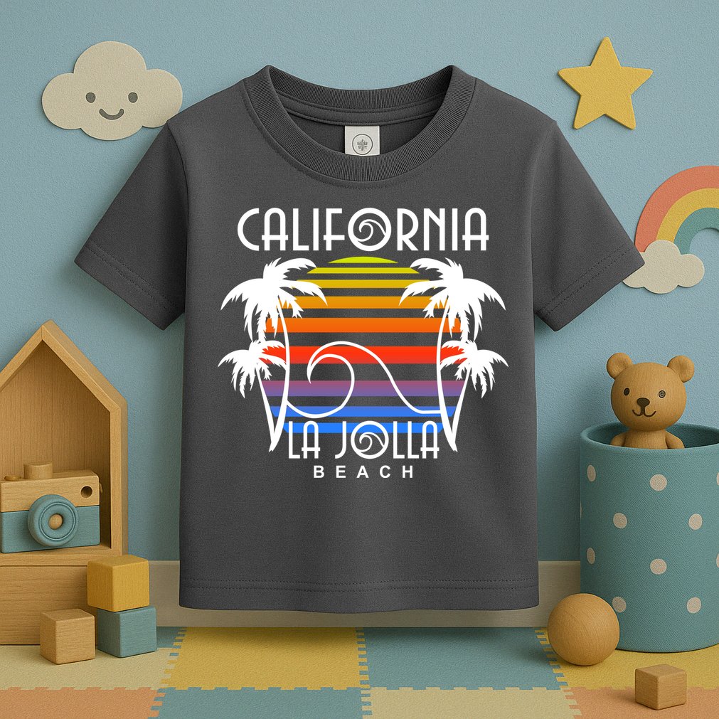 La Jolla Beach California Toddler T-Shirt