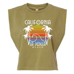 La Jolla Beach California Garment-Dyed Women's Muscle Tee