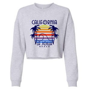 La Jolla Beach California Cropped Pullover Crew