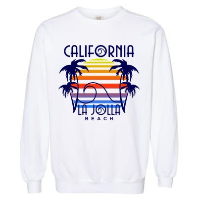 La Jolla Beach California Garment-Dyed Sweatshirt