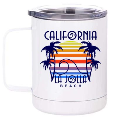 La Jolla Beach California 12 oz Stainless Steel Tumbler Cup