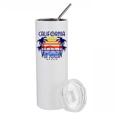 La Jolla Beach California Stainless Steel Tumbler