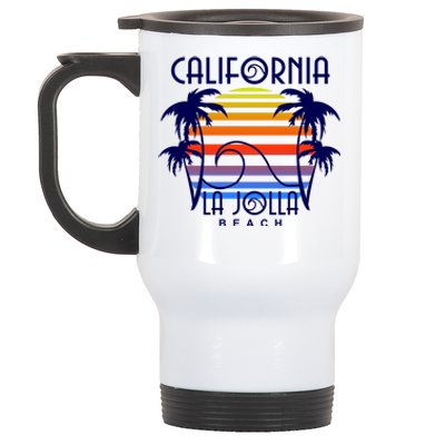 La Jolla Beach California Stainless Steel Travel Mug