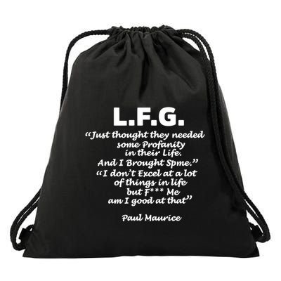 Limited Jessica Blaylock L.F.G. Just Thought They Needed Some Profanity In Their Drawstring Bag
