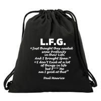 Limited Jessica Blaylock L.F.G. Just Thought They Needed Some Profanity In Their Drawstring Bag