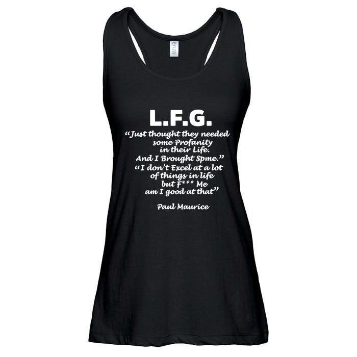 Limited Jessica Blaylock L.F.G. Just Thought They Needed Some Profanity In Their Ladies Essential Flowy Tank