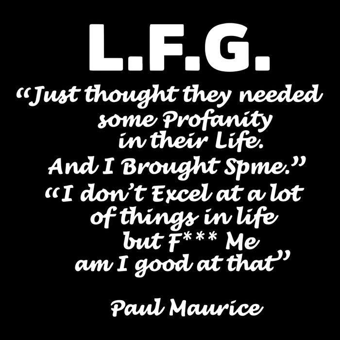 Limited Jessica Blaylock L.F.G. Just Thought They Needed Some Profanity In Their 16 in Basic Backpack