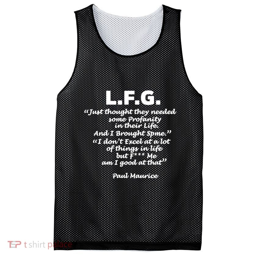 Limited Jessica Blaylock L.F.G. Just Thought They Needed Some Profanity In Their Mesh Reversible Basketball Jersey Tank