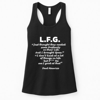 Limited Jessica Blaylock L.F.G. Just Thought They Needed Some Profanity In Their Womens Tank Top
