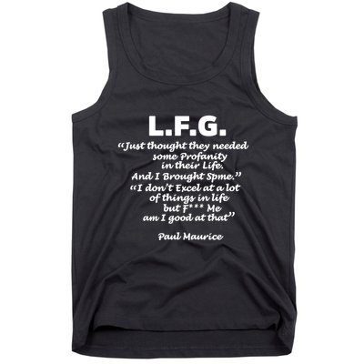 Limited Jessica Blaylock L.F.G. Just Thought They Needed Some Profanity In Their Tank Top