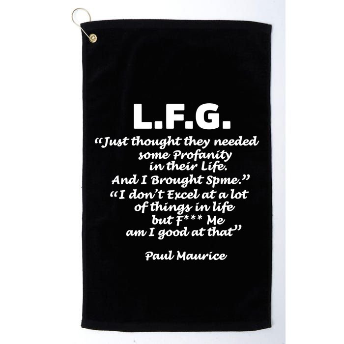 Limited Jessica Blaylock L.F.G. Just Thought They Needed Some Profanity In Their Golf Towel