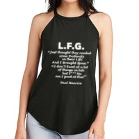 Limited Jessica Blaylock L.F.G. Just Thought They Needed Some Profanity In Their Women's Perfect Tri Rocker Tank