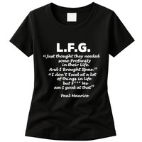 Limited Jessica Blaylock L.F.G. Just Thought They Needed Some Profanity In Their Womens T-Shirt