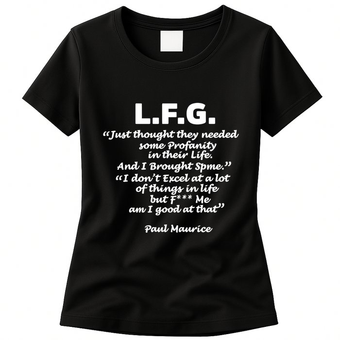 Limited Jessica Blaylock L.F.G. Just Thought They Needed Some Profanity In Their Womens T-Shirt