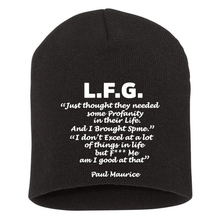 Limited Jessica Blaylock L.F.G. Just Thought They Needed Some Profanity In Their Short Acrylic Beanie