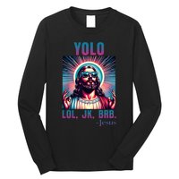 Lol Jk Brb Jesus Funny Easter Day Long Sleeve Shirt