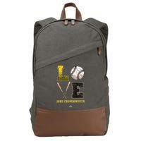Love Jake Cronenworth Jake Cronenworth San Diego Cotton Canvas Backpack