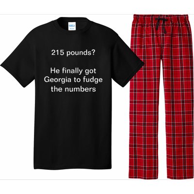 Limited Jon Cooper 215 Pounds He Finally Got Georgia To Fudge The Numbers Pajama Set