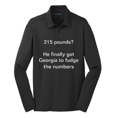 Limited Jon Cooper 215 Pounds He Finally Got Georgia To Fudge The Numbers Silk Touch Performance Long Sleeve Polo