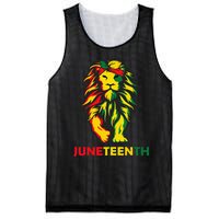 Lion Juneteenth Cool Black History African American Flag Mesh Reversible Basketball Jersey Tank