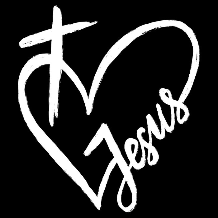 Love Jesus Cross Heart Cooling Performance Long Sleeve Crew