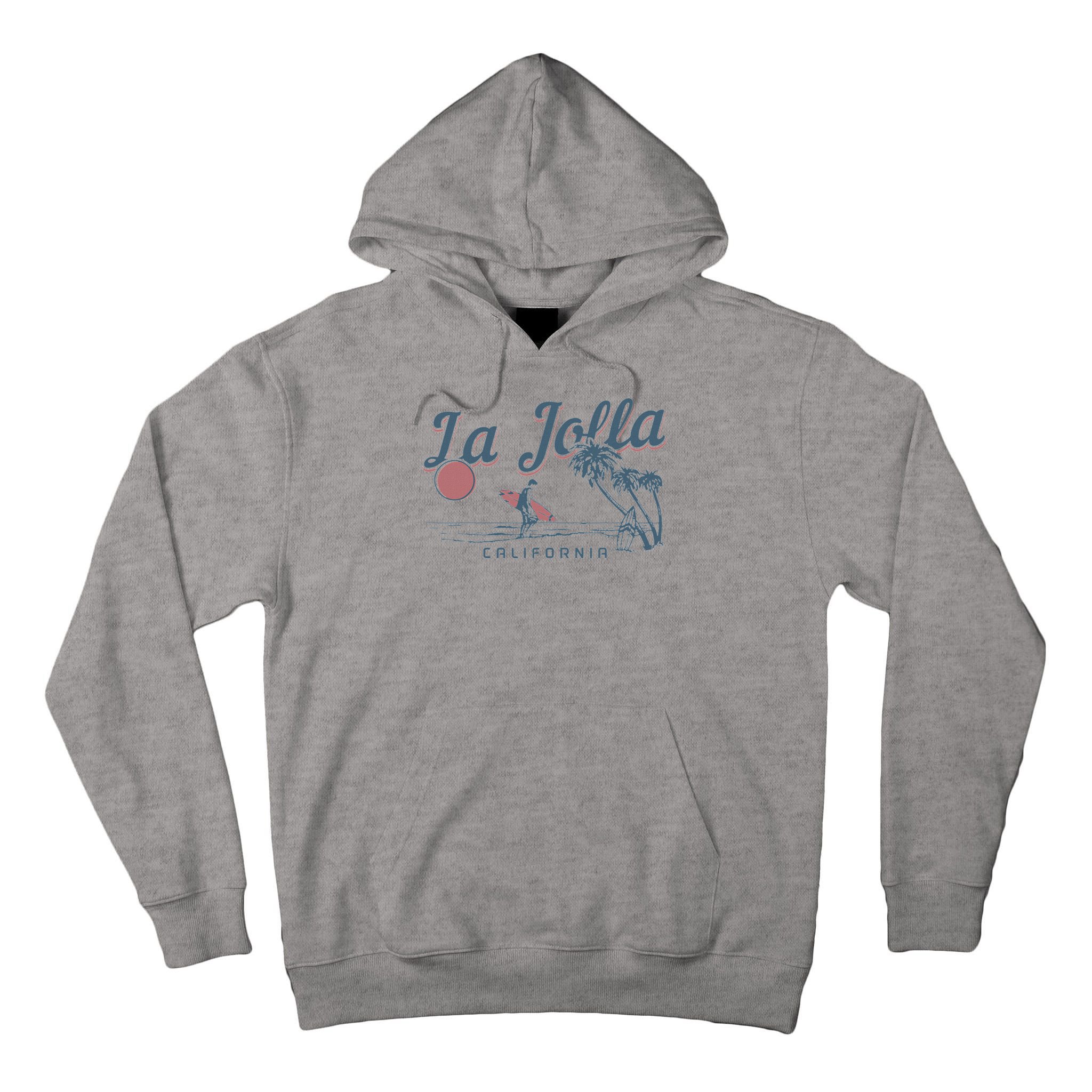 La Jolla California Surf Beach Vintage Souvenir Surfer Tall Hoodie