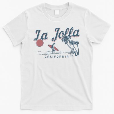 La Jolla California Surf Beach Vintage Souvenir Surfer T-Shirt